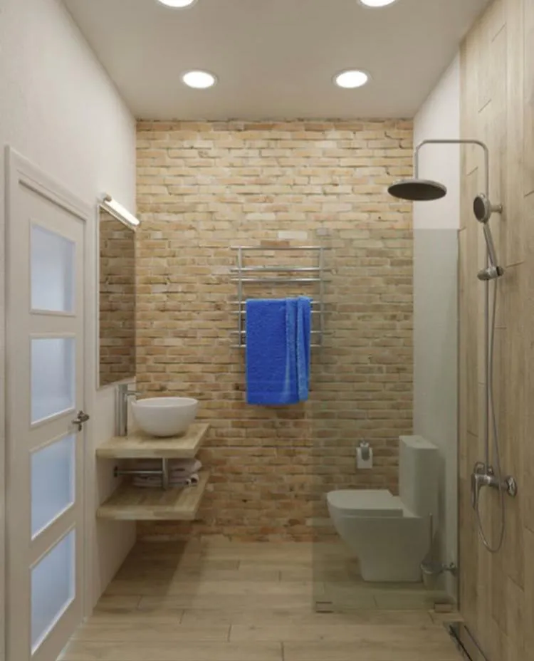 Baño compacto con ducha — ConstruFach