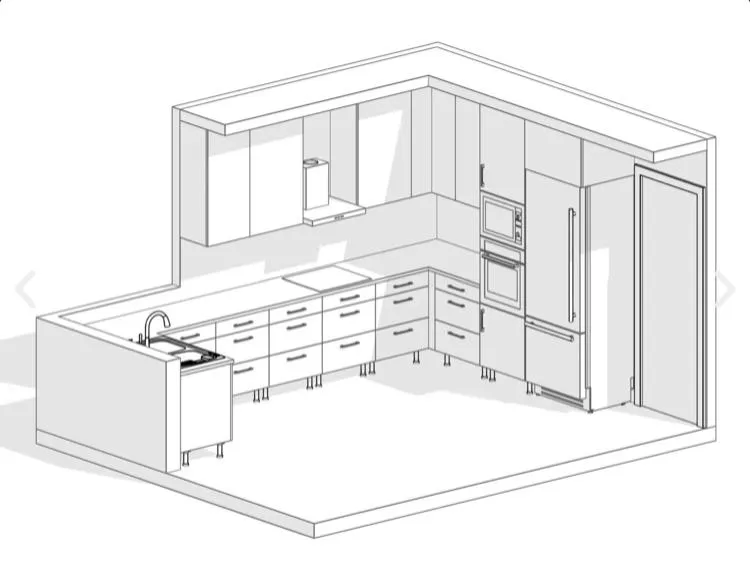 Proyecto de cocina a medida - ConstruFach